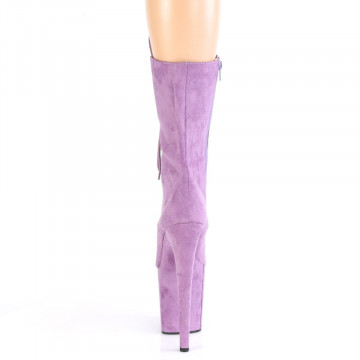 Pleaser FLAMINGO-1050FS Lilac Faux Suede/Lilac Faux Suede