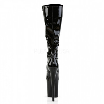 Pleaser FLAMINGO-2023 Blk Str Pat/Blk