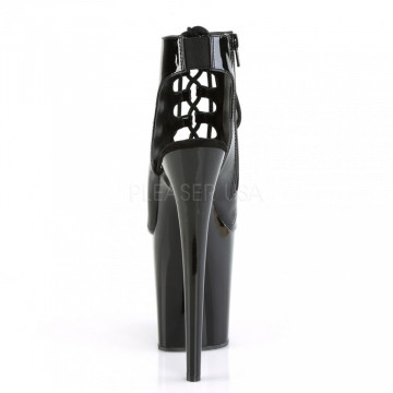 Pleaser FLAMINGO-800-20 Blk Pat/Blk