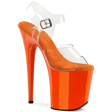 Pleaser FLAMINGO-808 Clr/Orange