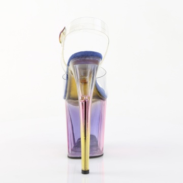 Pleaser FLAMINGO-808HT Clr/Blue Multi Tinted