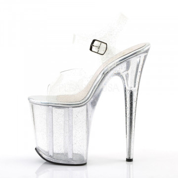 Pleaser FLAMINGO-808MMG Clr/Clr