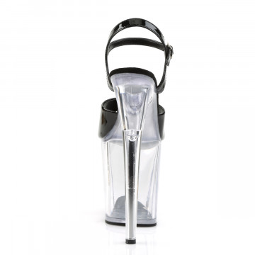 Pleaser FLAMINGO-809 Blk Pat/Clr