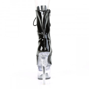 Pleaser FLASHDANCE-1020-7 Blk Pat/Clr