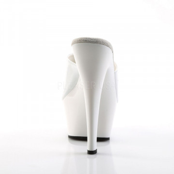 Pleaser KISS-201 Wht Pat/Wht