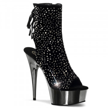 Pleaser Platform Shoes DEL1018RS/BVEL/PWCH