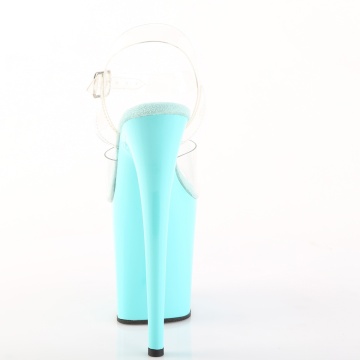Pleaser FLAMINGO-808 Clr/Aqua