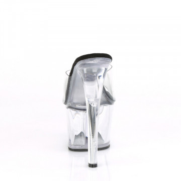 Pleaser SKY-301 Clr-Blk/Clr
