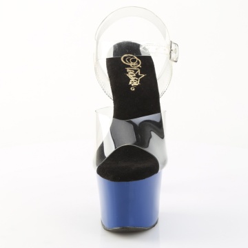Pleaser SKY-308 Clr/Royal Blue