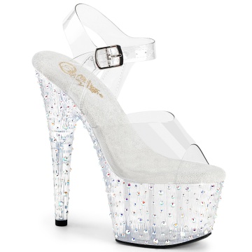 Pleaser STARDANCE-708 Clr/Clr-Slv Multi RS