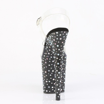 Pleaser STARDANCE-808 Clr/Blk-Slv Multi RS