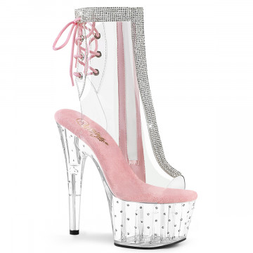 Pleaser STARDUST-1018C-2RS Clr-B. Pink/Clr