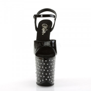 Pleaser STARDUST-809 Blk Pat/Blk