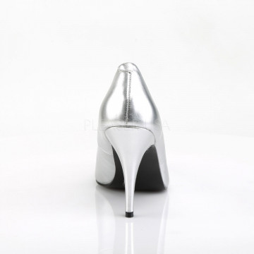 Pleaser VANITY-420 Slv Faux Leather