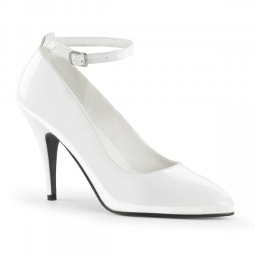 Pleaser VANITY-431 Wht Pat 7us 37eu