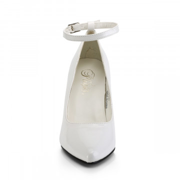 Pleaser VANITY-431 Wht Pat 7us 37eu