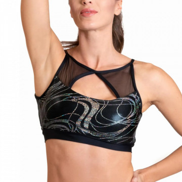 Point Out Top Mumbai nero argento S subito CON PAD