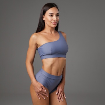 Polerina wear, Bottom pole dance Devi - Blue Grey - Img 4