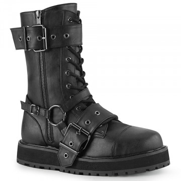 Stivaletti Demonia VALOR-220 Blk Vegan Leather Subito 40