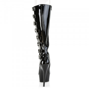 Stivali neri Pleaser DELIGHT-2047