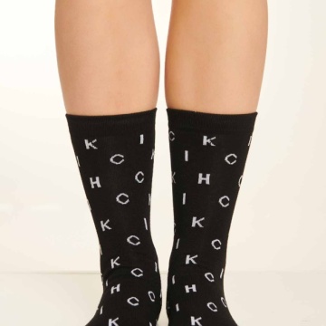 SUPREME ANAGRAM SOCKS BLACK Paradise Chick