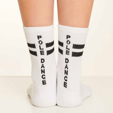 SUPREME POLE DANCE SOCKS WHITE Paradise Chick subito