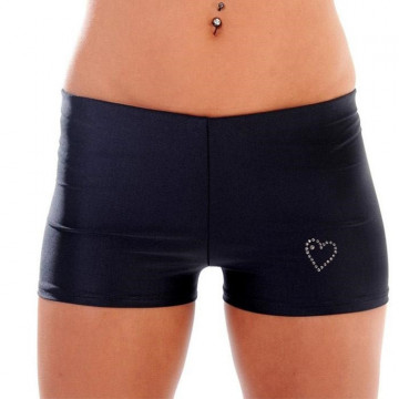 WINK POLE Lycra Hotpants danza W0110 S cuore