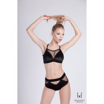 Bandurska Design - 1920s Top Vellutato L con Coppe