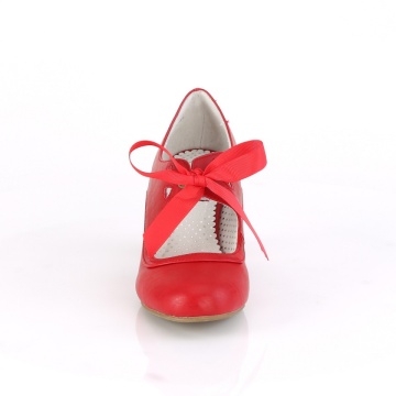 calzature donna pin up couture rossa