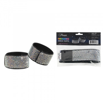 Coppia Cavigliere bracciali neri con brillanti - Img 2