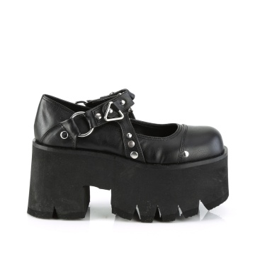 Demonia Cult ASHES-33 Blk Vegan Leather