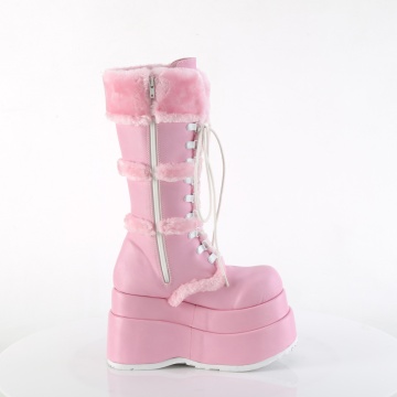 Demonia Cult BEAR-202 B. Pink Vegan Leather