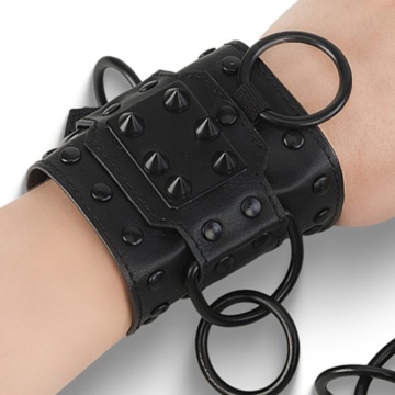 Demonia Cult DA-402 Blk Faux Leather