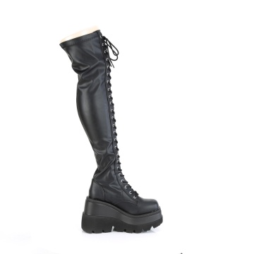 Demonia Cult SHAKER-374 Blk Str. Vegan Leather