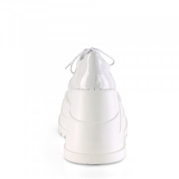 Demonia Cult bianche Ecopelle STOMP-08