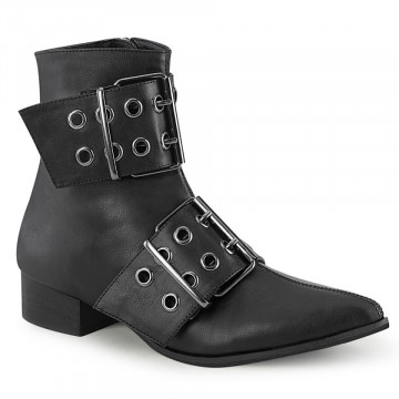 Demonia Cult WARLOCK Blk Vegan Leather