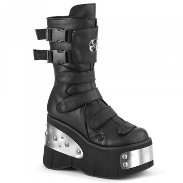Demonia KERA-108 Blk Vegan Leather 11us 41eu