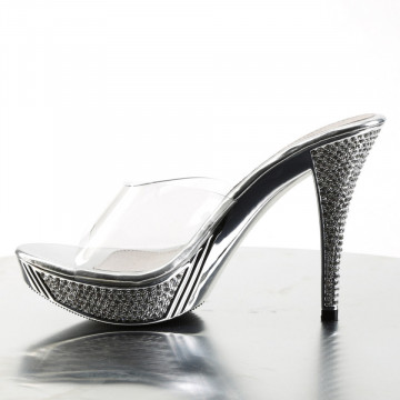 Fabulicious ELEGANT-401 Clr/Slv Chrome