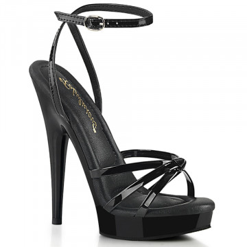 Fabulicious SULTRY-638 Blk Pat/Blk subito pronte