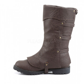 Funtasma GOTHAM-105 Brown Distressed Pu