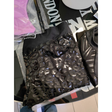 LEGGINGS ULTRA GRIP SUPERHERO V-STRING LEOPARD BLACK xxl