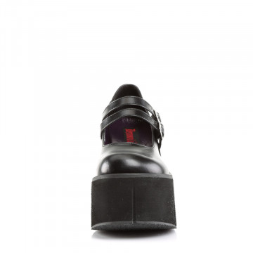 Demonia Cult KERA 08 pelle vegan nero