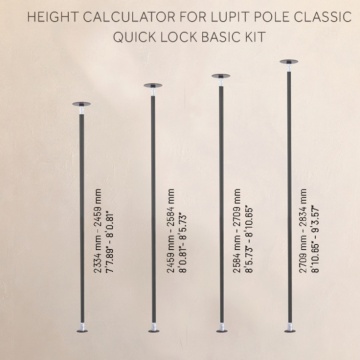 PALI POLE DANCE ITALIA NERO GRIP