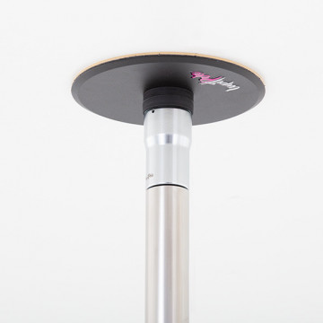 base superiore senza fori, per palo pole dance