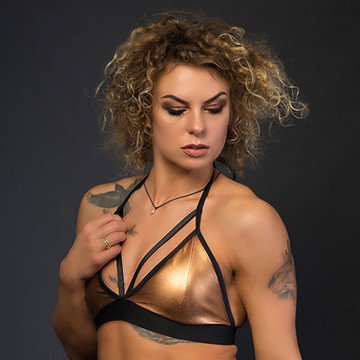 Paradise chick TOP “SASHA MEOW” TRIANGLE