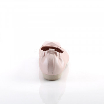 Pin Up Couture OLIVE-08 B. Pink Faux Leather