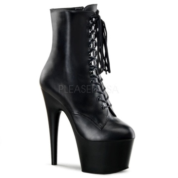 Pleaser ADORE-1020 Blk Leather/Blk subito 38