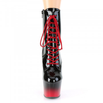 Pleaser ADORE-1020BR-H Blk Pat/Blk-Red
