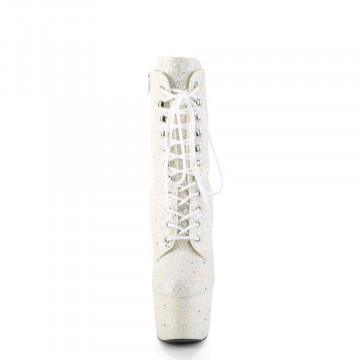 Pleaser ADORE-1020GDLG White Multi Glitter/White Multi Glitter