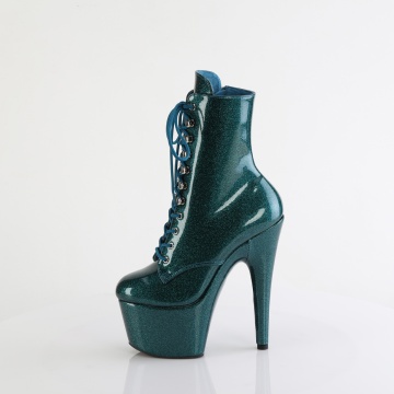 Pleaser ADORE-1020GP Teal Glitter Pat/M